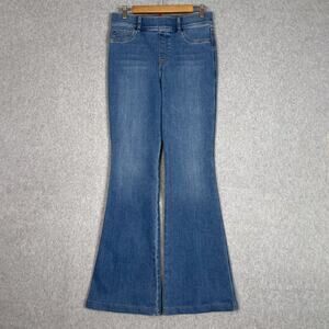 Spanx Blue Everywear High Waisted Flare Denim Jeans Size Medium